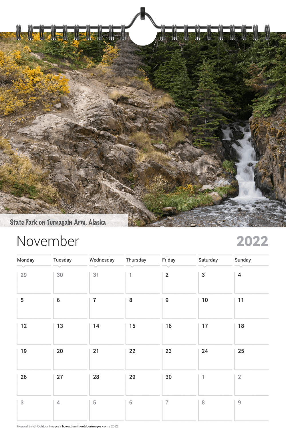 Wall Calendar Photographed By Howard Smith Outdoor Images